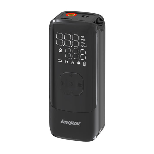 Compresor de aire portátil/batería externa Energizer PAC4000 de 2000 mAh, color negro