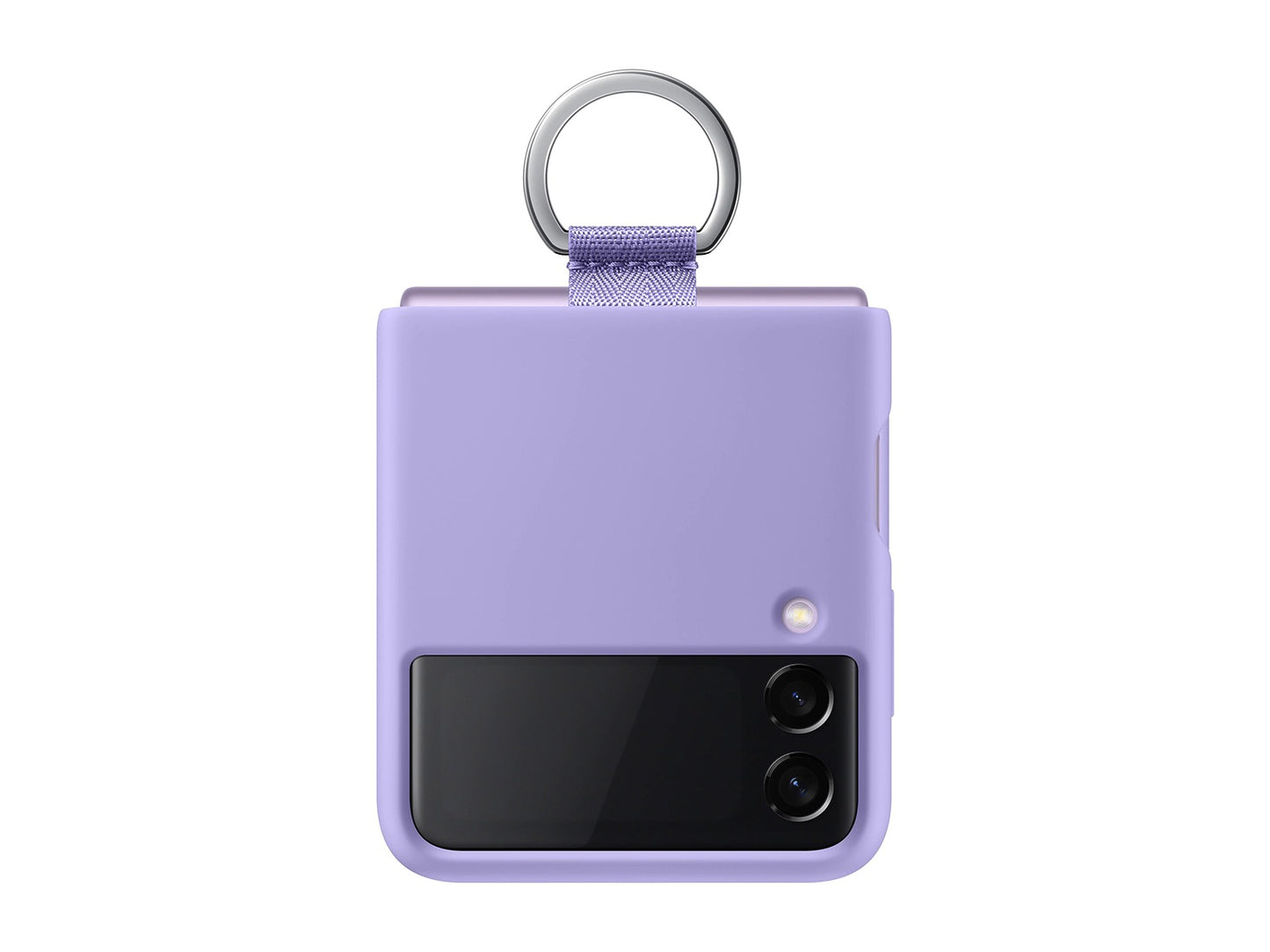 Samsung Silicone Cover with Ring for Galaxy Z Flip3 - Lavender