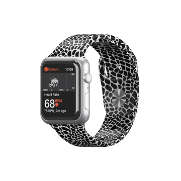 Correa Richmond &amp; Finch para Apple Watch de 38 a 41 mm, color cocodrilo negro