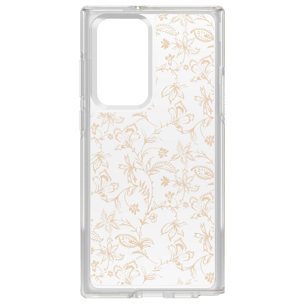 Funda antimicrobiana OtterBox Symmetry Series para Samsung Galaxy S22 Ultra - Wallflower