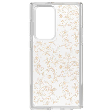 Funda antimicrobiana OtterBox Symmetry Series para Samsung Galaxy S22 Ultra - Wallflower