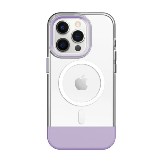 Funda MagSafe Nimbus9 Ghost 3 para iPhone 15 Pro - Lila transparente