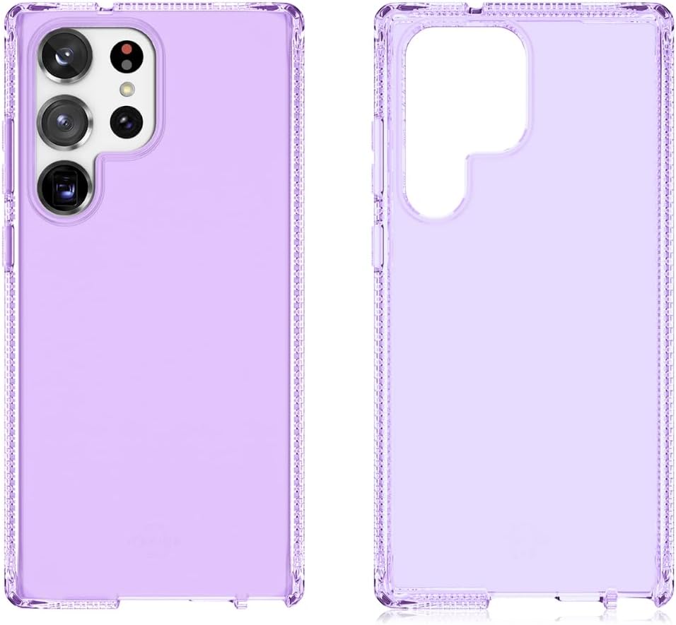 ITSkins Hybrid R Solid for Samsung Galaxy S23 Plus - Purple/Transparent