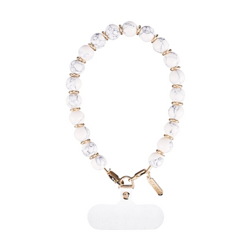 Case-Mate Beaded Phone Wristlet - White Marble