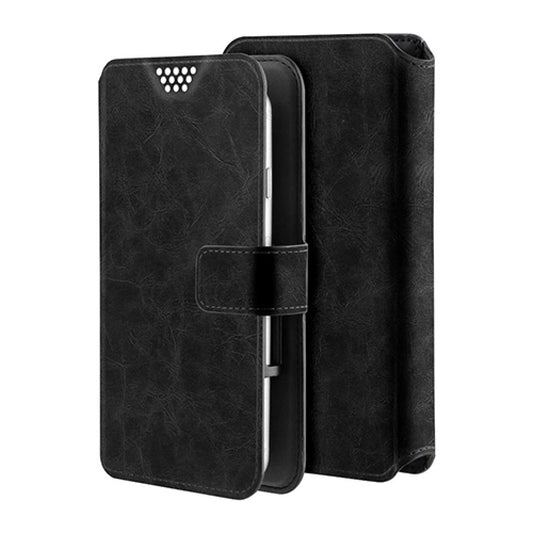 Funda tipo billetera grande universal Prodigee para teléfonos inteligentes de 5,8” a 6,1” - Negro