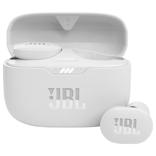 Auriculares inalámbricos con cancelación de ruido JBL Tune 130 en color blanco