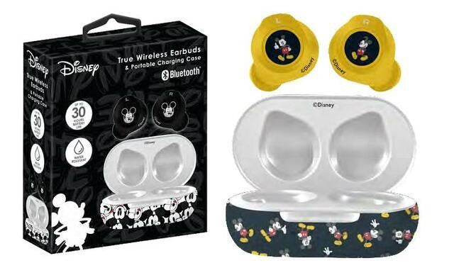 Disney True Wireless Earbuds with Charging Mickey