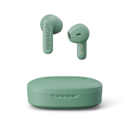 Auriculares inalámbricos con cancelación de ruido y micrófonos duales Urbanista 49335 Copenhagen - Verde salvia