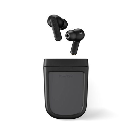 Urbanista Wireless Solar Powered with Noise Cancellation Bluetooth Earbuds, Black