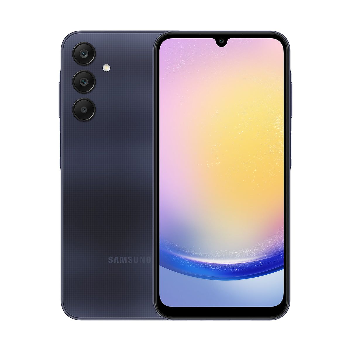 Teléfono inteligente Samsung Galaxy A25 5G de 128 GB, color azul y negro