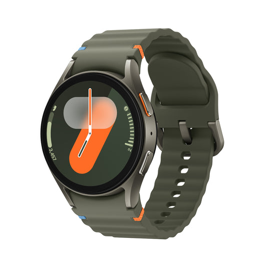 Reloj inteligente Samsung Galaxy Watch7 de 40 mm con caja de aluminio y correa verde oliva - Bluetooth