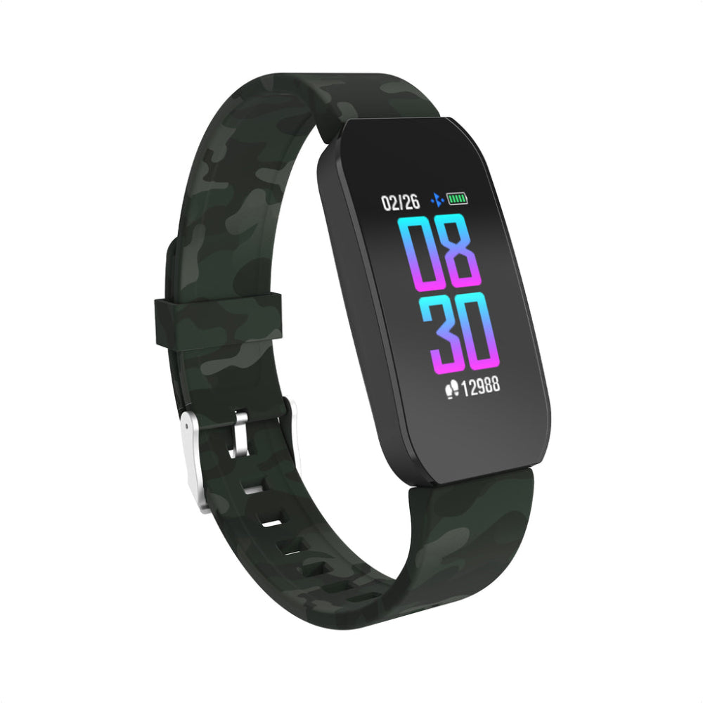 iTouch 42mm Active Fitness Tracker, Green Camo