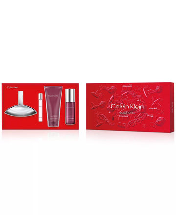 Calvin Klein Euphoria Women's 4-Piece Eau de Parfum Gift Set
