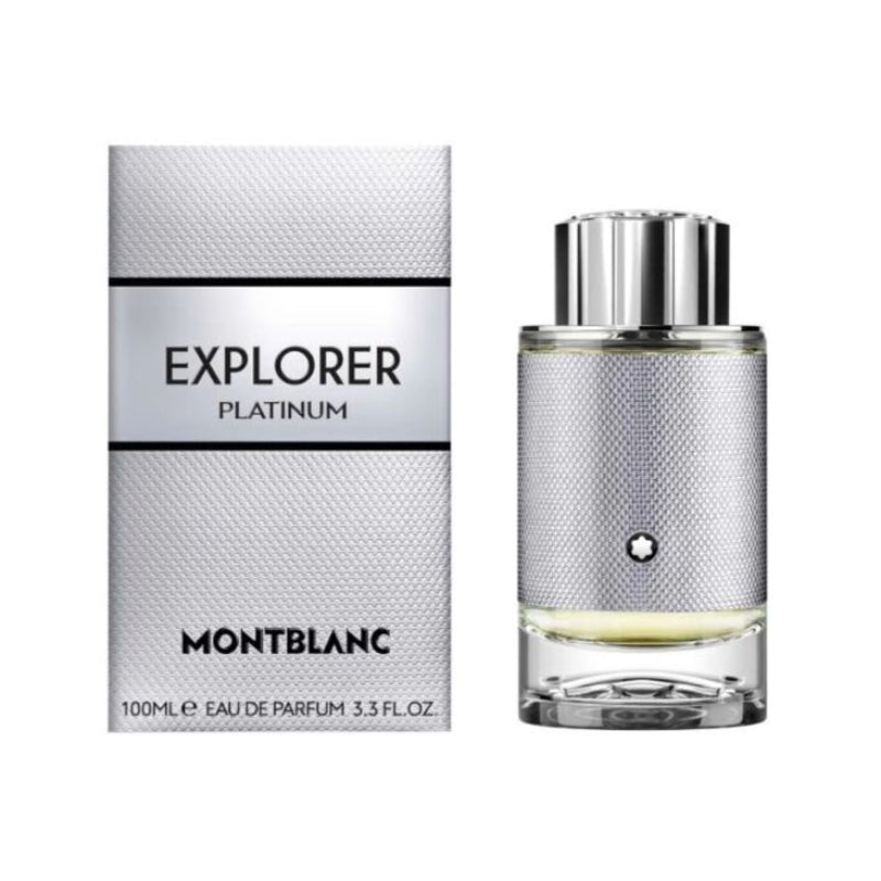 Montblanc Explorer Platinum Eau de Parfum para hombre de 3,4 oz