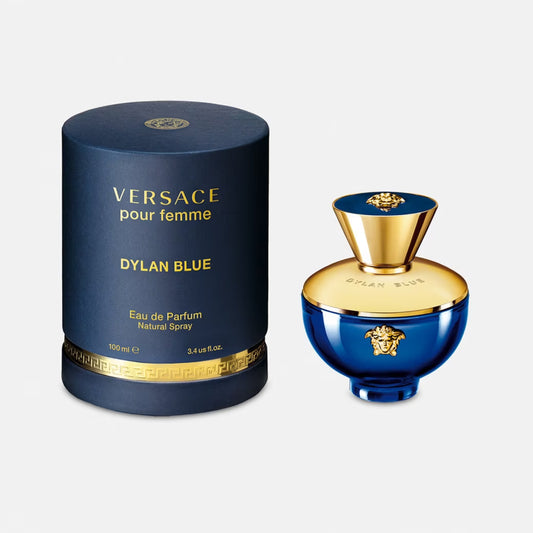 Eau de Parfum en spray natural Dylan Blue de Versace para mujer de 3,4 oz