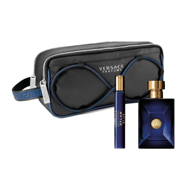 Versace Dylan Blue Pour Homme Eau de Toilette de 3 piezas Set de regalo