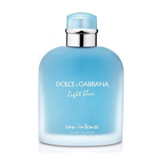 Dolce &amp; Gabbana Light Blue Eau Intense Eau de Parfum en spray para hombre de 3,3 oz