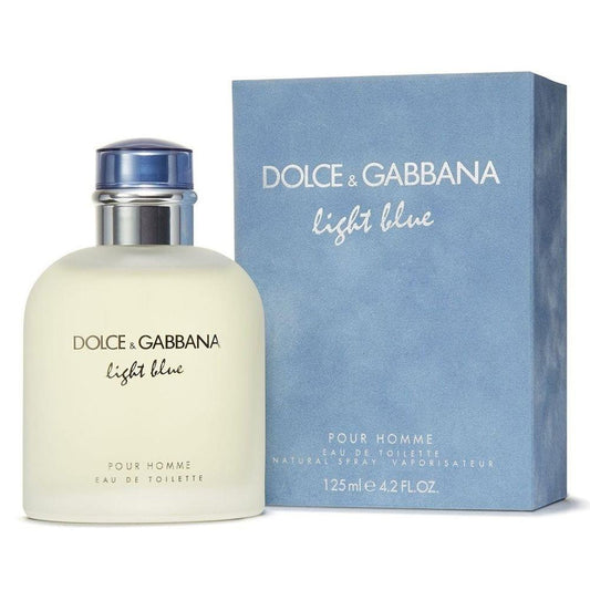 Dolce &amp; Gabbana Light Blue Pour Homme Eau de Toilette para hombre de 4,2 oz