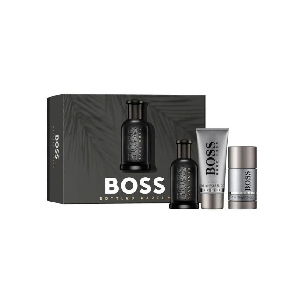 Estuche de regalo de 3 perfumes para hombre Hugo Boss Bottled