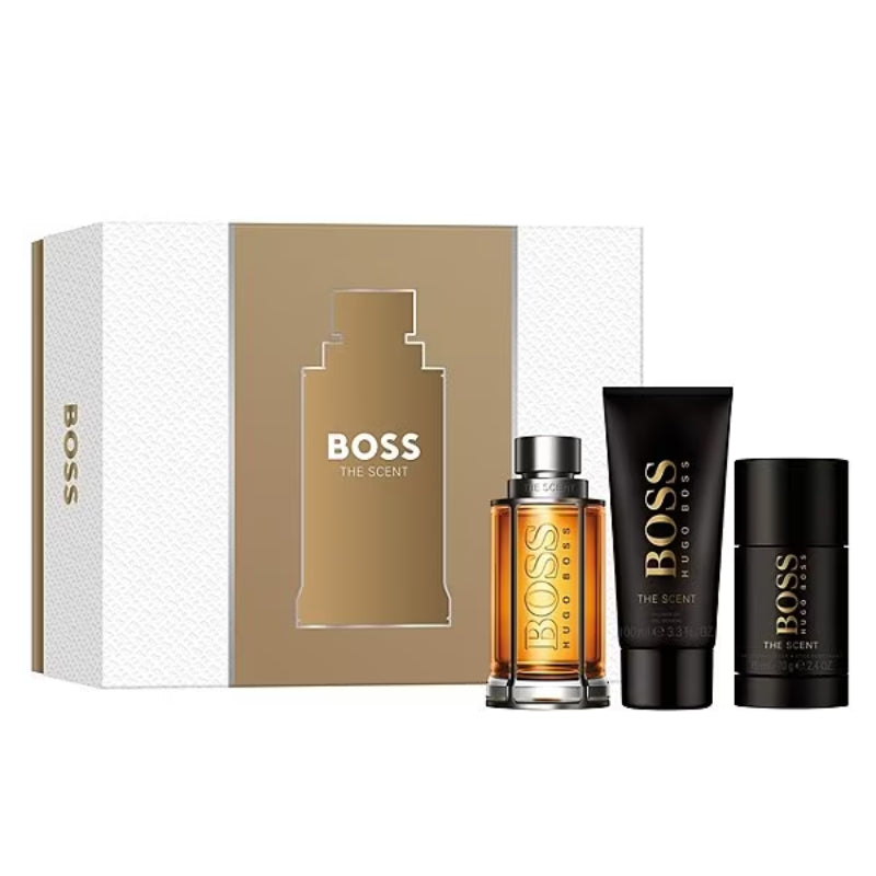 Estuche de regalo de eau de toilette The Scent para hombre de Hugo Boss (3 piezas)