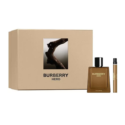 Set de regalo de eau de parfum de 2 piezas Burberry Hero para hombre