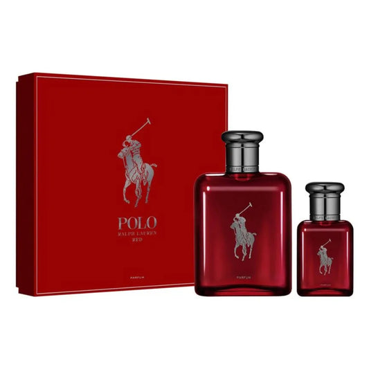 Set de regalo de 2 piezas para el Día del Padre con perfume rojo para hombre de Ralph Lauren Polo