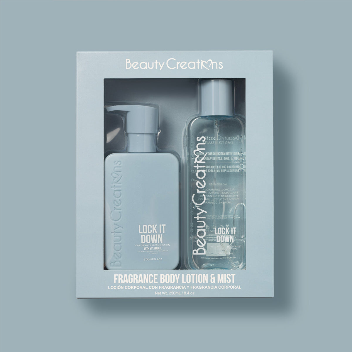 Beauty Creations Fragrance Body Lotion and Mist Set - Lock It Down