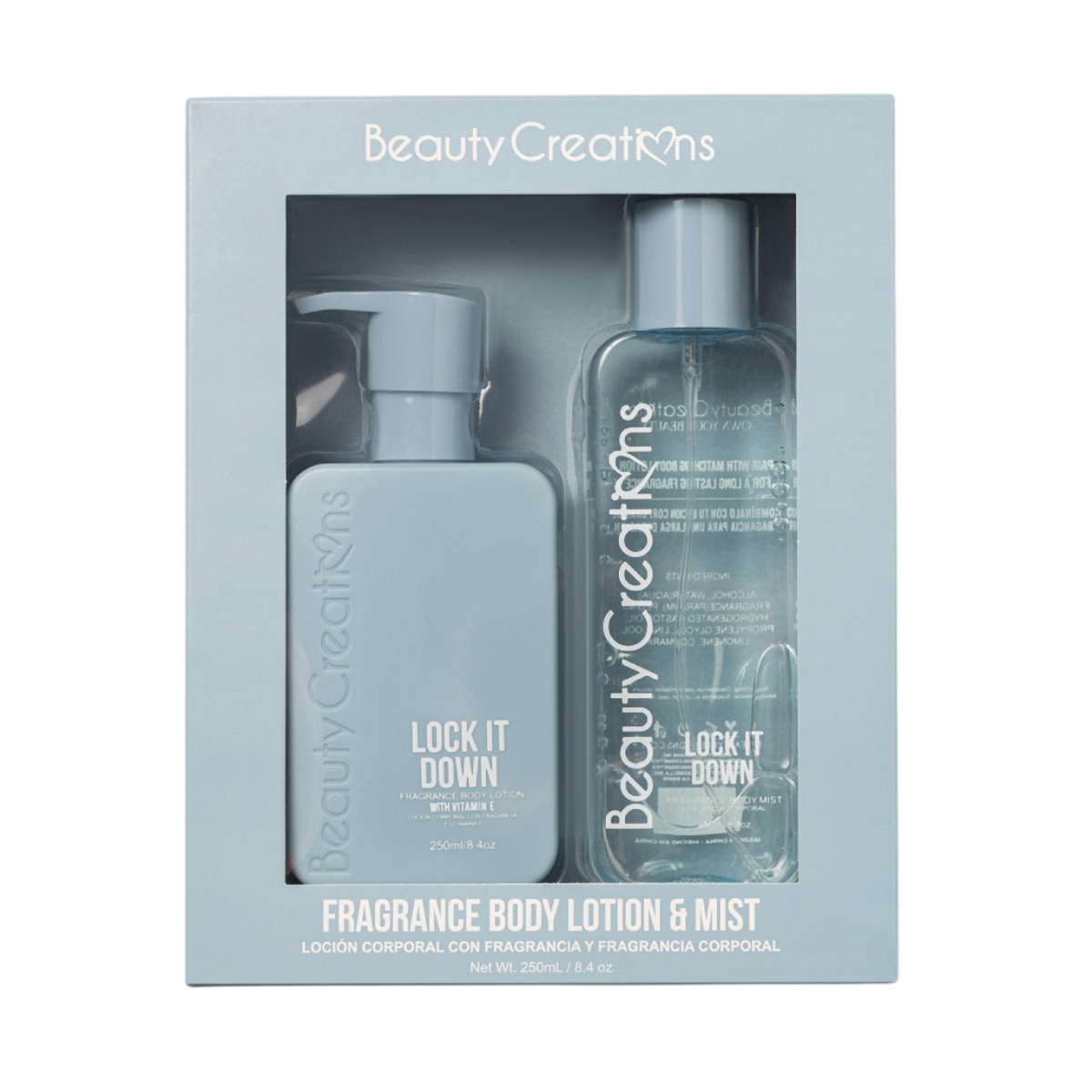 Beauty Creations Body Lotion and Mist Set– Curacao