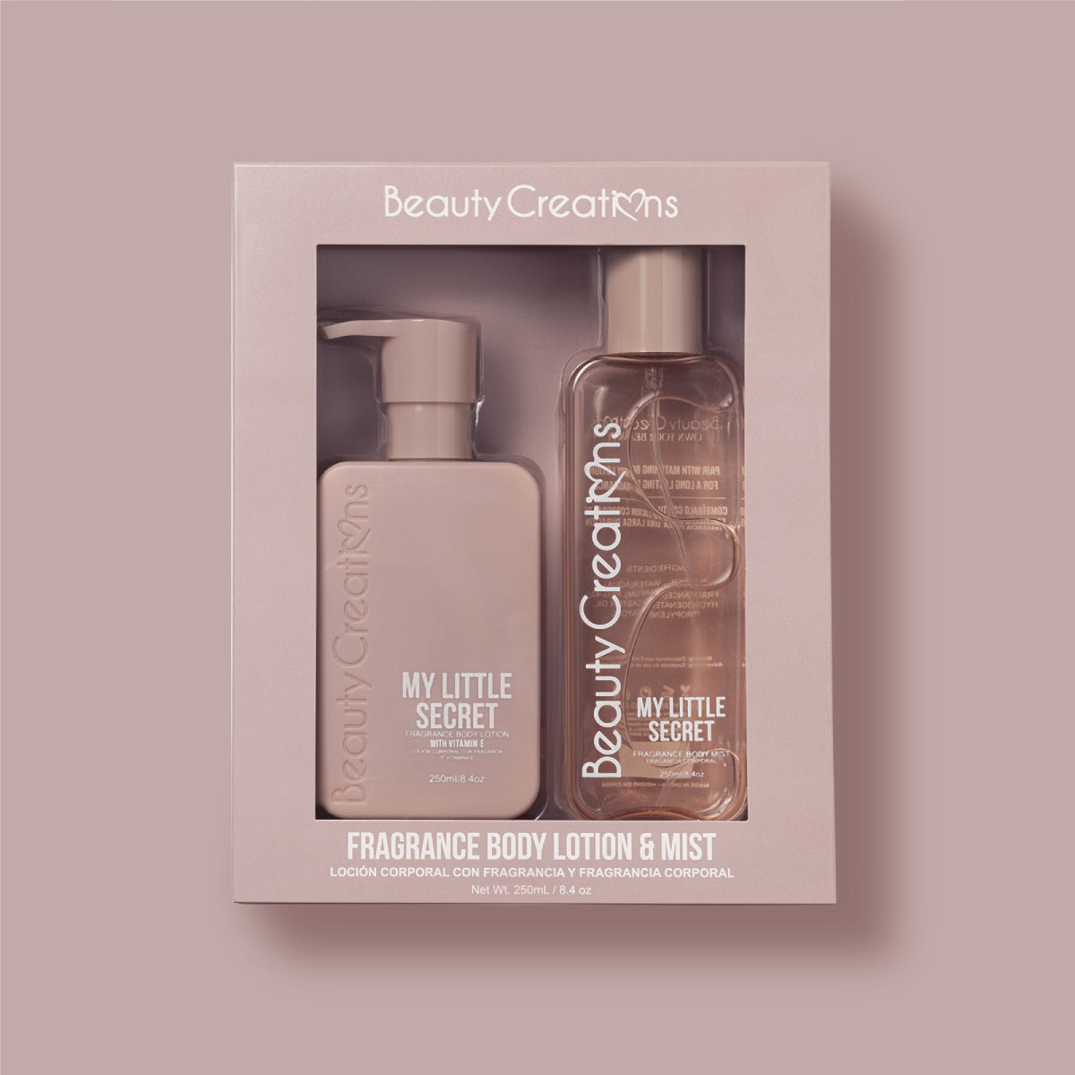 Beauty Creations Lotion and Mist Set - My Little Secret