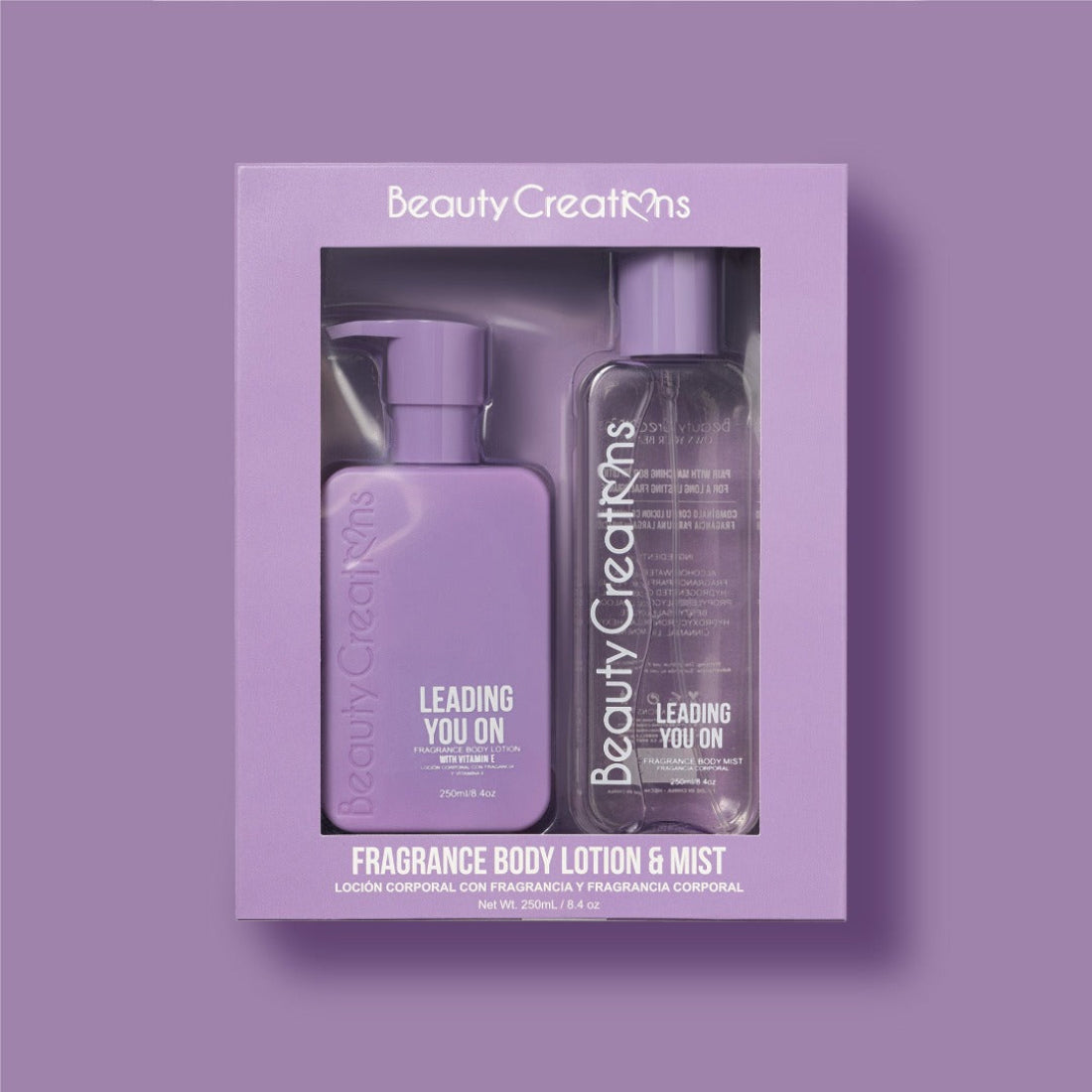 Beauty Creations Lotion and Mist Set - Leading You On