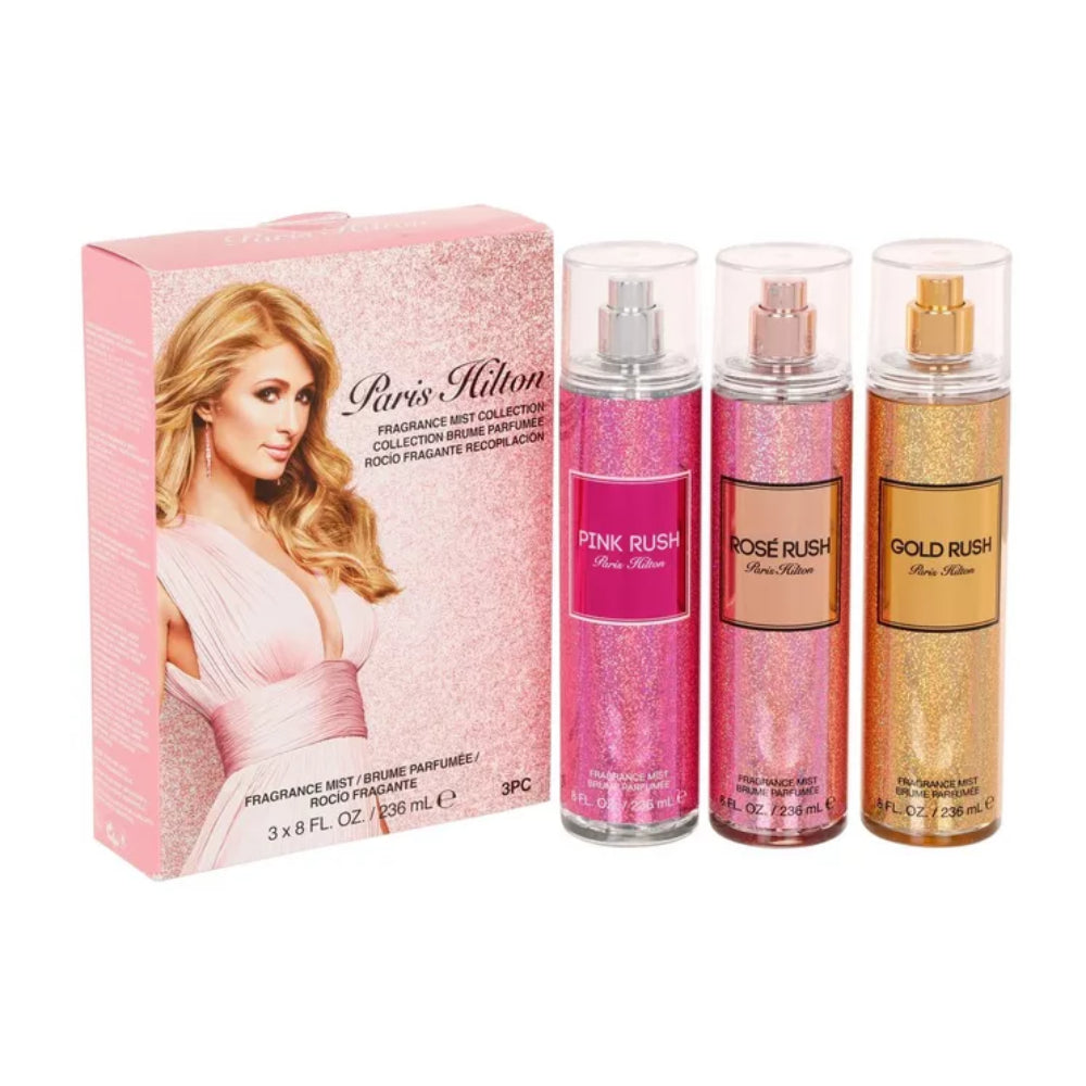 Set de 3 fragancias en spray para mujer Paris Hilton Rush