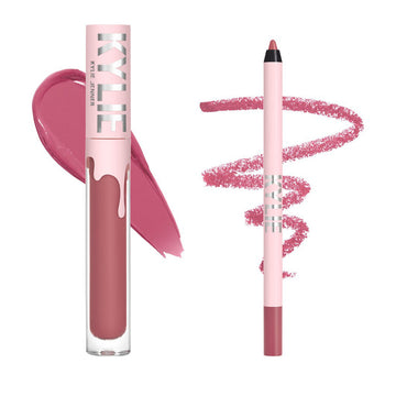 Kit de labios Matte 100 Posie K Velvet de Kylie Cosmetics de 0,039 oz., a prueba de manchas