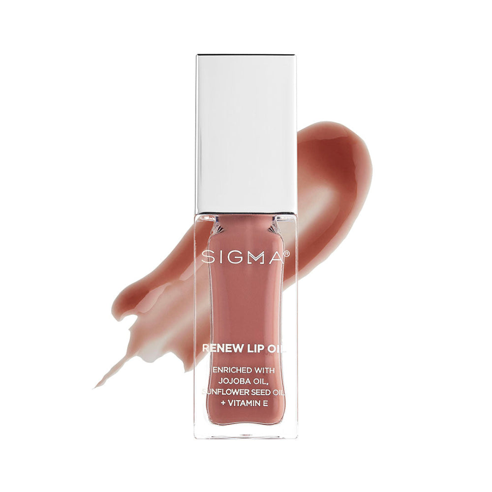 Aceite para labios Sigma Beauty Renew - Tinte (brillo nude neutro)