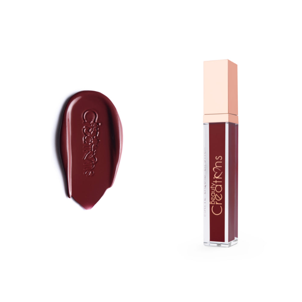 Lápiz labial líquido mate Seal The Deal de Beauty Creations: Drama Mama (rojo)