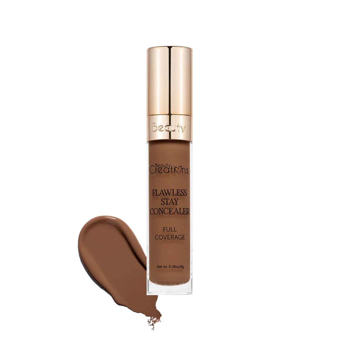 Corrector Beauty Creations Flawless Stay Neutral Deep Skin Tone con un equilibrio de tonos cálidos y fríos, 0,28 oz - C22