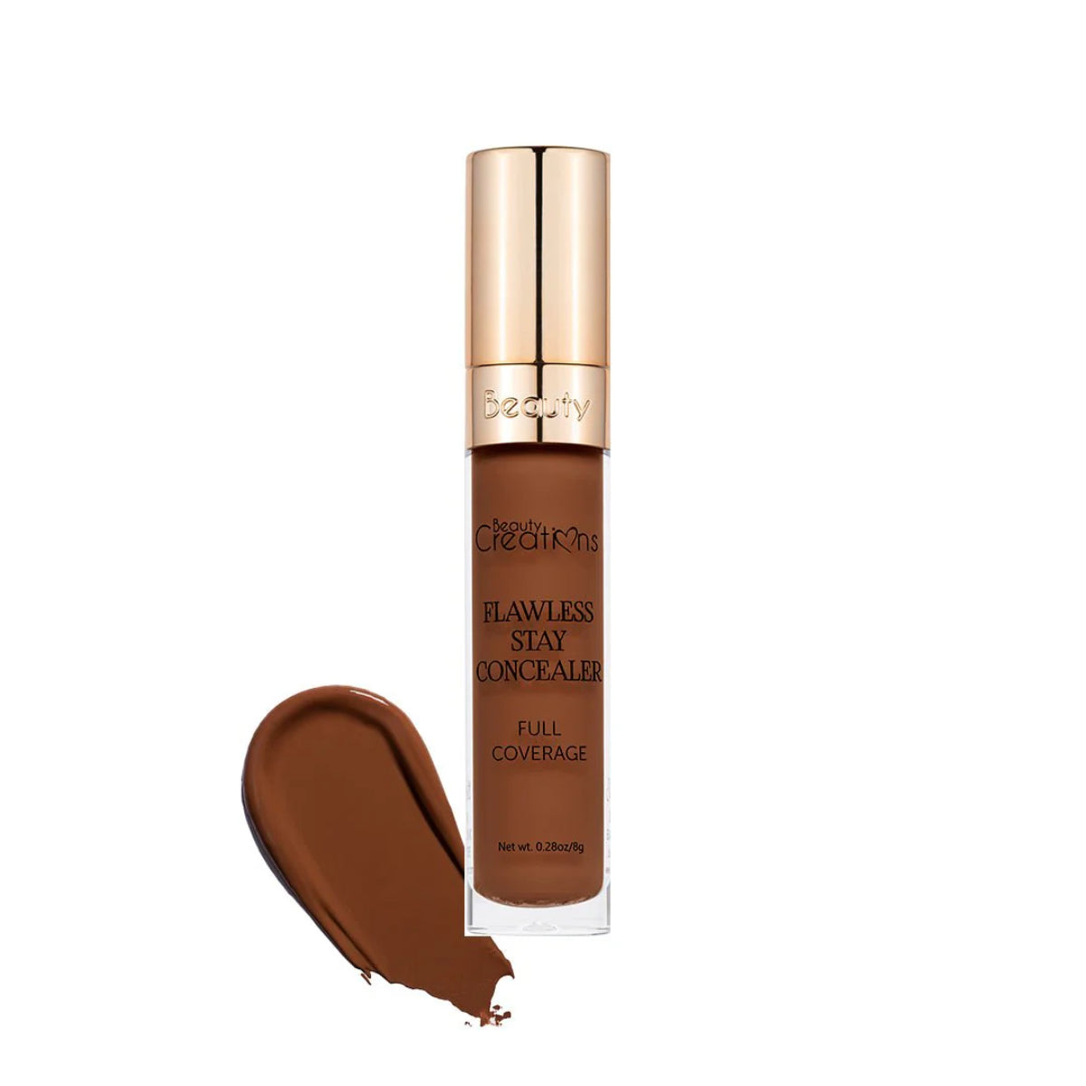 Beauty Creations Flawless Stay Neutral Deep Skin Tone with Rich Rosy Undertone Concealer, 0.28 oz - C24