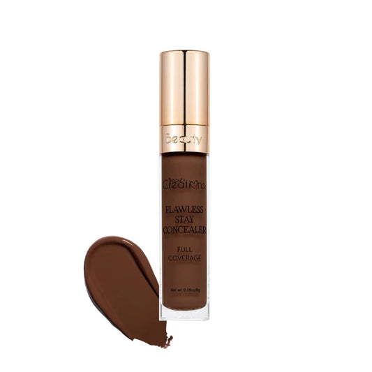 Beauty Creations Flawless Stay Neutral Deep Skin Tone with a Balance of Warm & Cool Undertone Concealer, 0.28 oz - C25