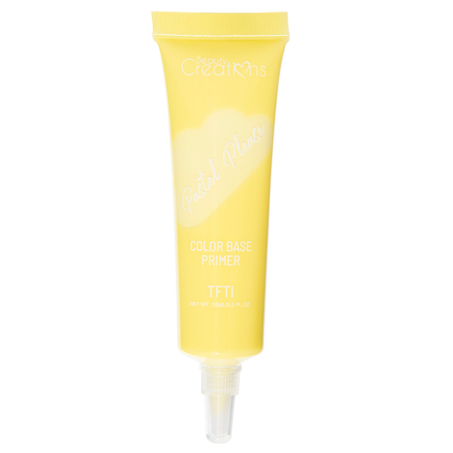 Base de maquillaje Beauty Creations Pastel Please Color Base Primer 0,5 fl oz - TFTI (amarillo)