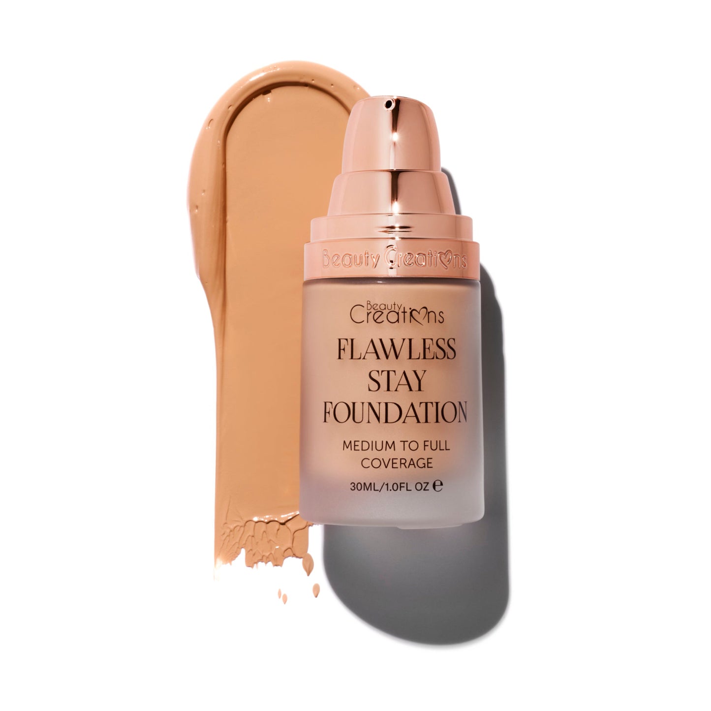 Base de maquillaje Beauty Creations Flawless Stay, 1 fl oz - FS 4.6