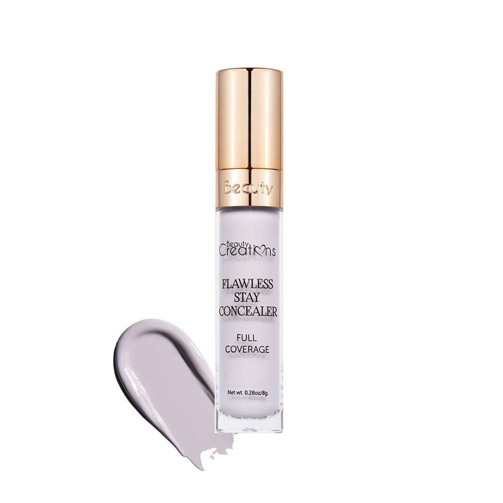 Corrector de belleza Beauty Creations Flawless Stay de 0,28 oz - Lavanda