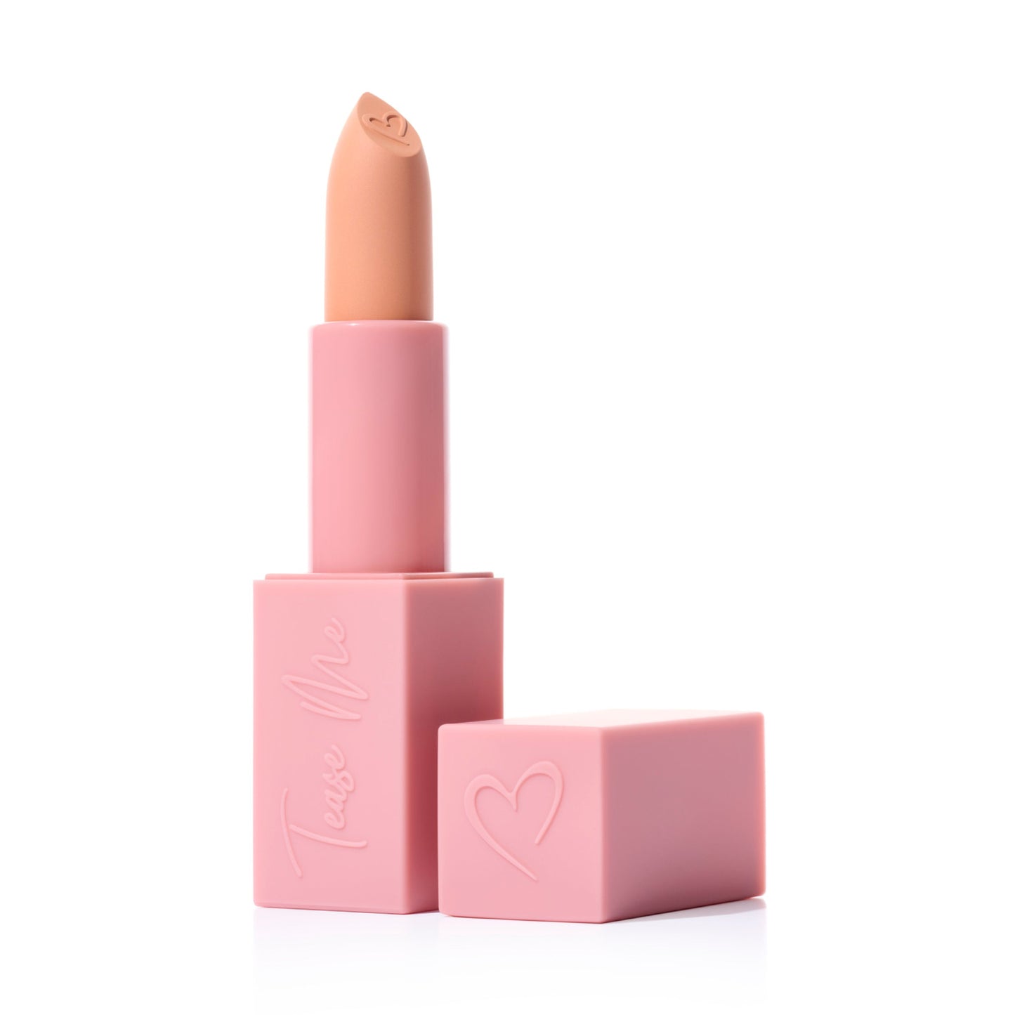 Lápiz labial Tease Me de Beauty Creations, 0,12 oz, Strings Attached (beige)