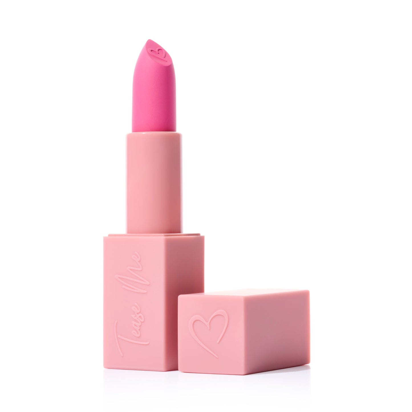 Lápiz labial Tease Me de Beauty Creations, 0,12 oz, Tell Me More (rosa)