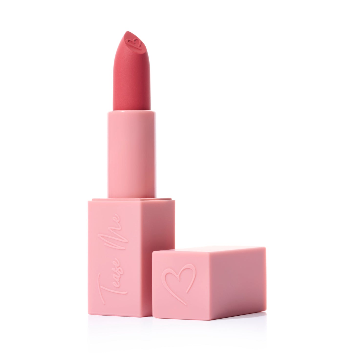 Lápiz labial Tease Me de Beauty Creations, 0,12 oz, color rosa