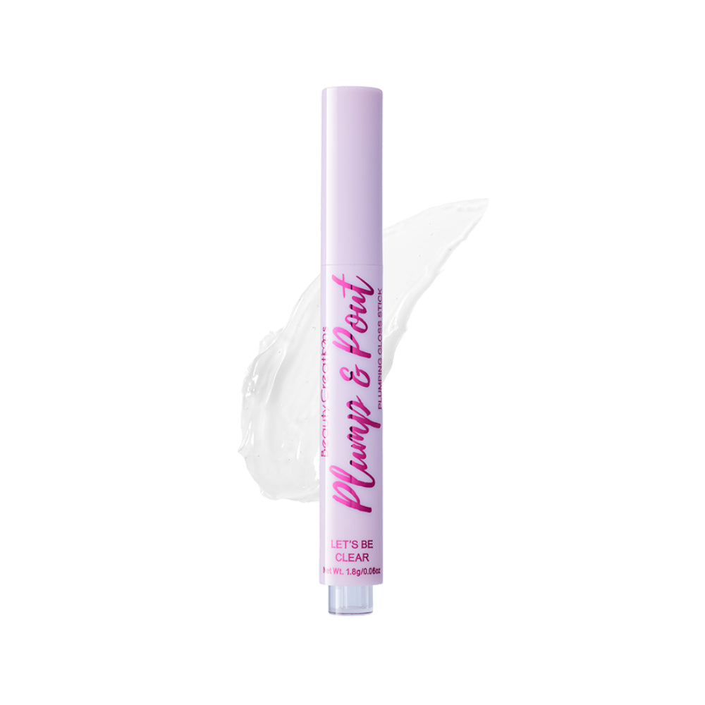 Beauty Creations Plump & Plout Plumping Gloss Stick - Let's Be Clear