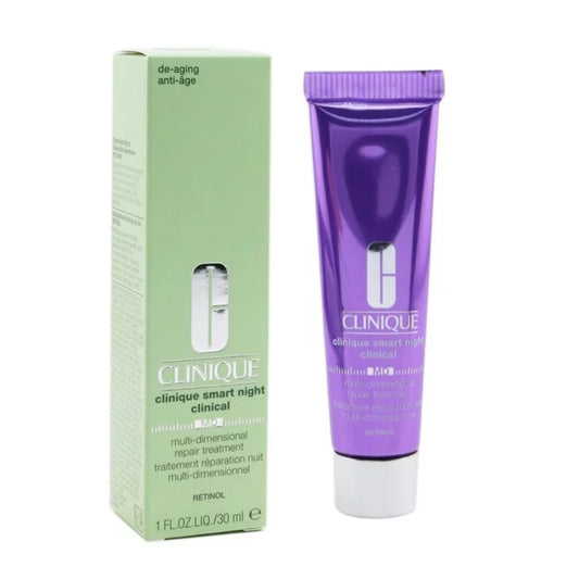 Tratamiento reparador multidimensional con retinol Clinique Smart Night Clinical de 1 oz