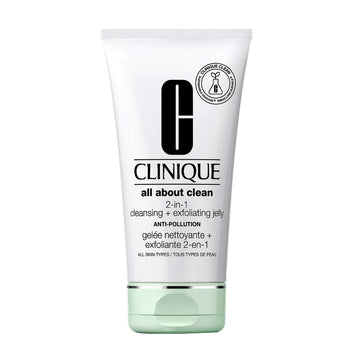 Gel limpiador exfoliante 2 en 1 All About Clean de Clinique, 5 oz