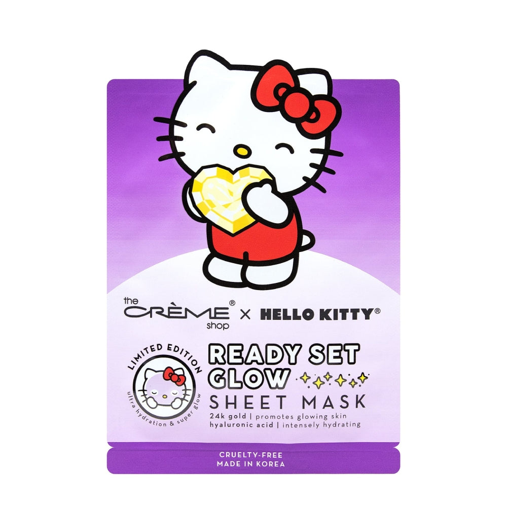 Mascarilla luminosa Ready Set de The Crème Shop x Hello Kitty