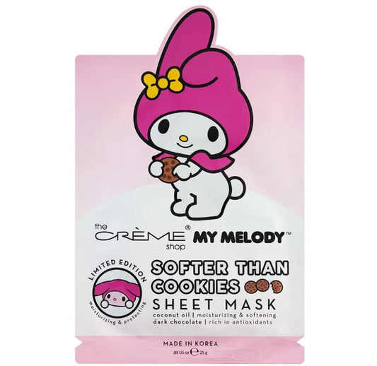 Mascarilla en lámina más suave que las galletas de The Creme Shop x My Melody, 1 unidad