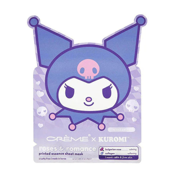 The Creme Shop x Kuromi Roses & Romance Printed Essence Sheet Mask