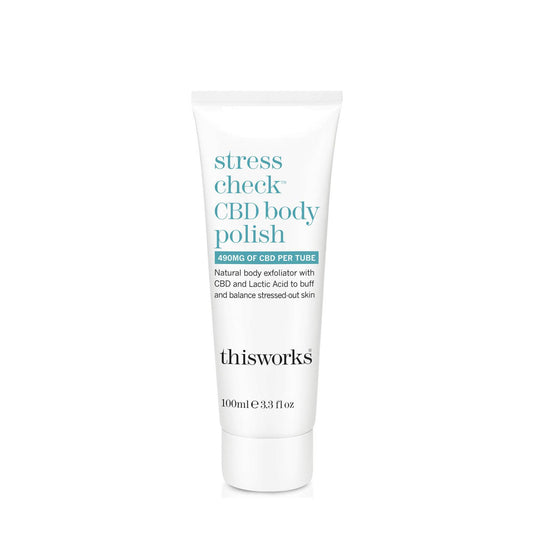 Exfoliante corporal con CBD de 3,3 oz de This Works Stress Check